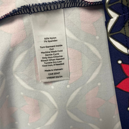 NWT Talbots Effortless Jersey A-Line Dress Ditsy Flip Red Navy Green Size Small