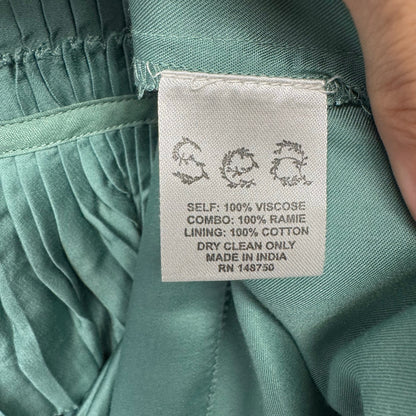 NWT SEA New York Sage Tie Strap Square Neck Pin Tucked Risa Dress Womens 4