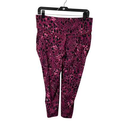 Lululemon Base Pace High Rise Running Tight 25" Cheetah Camo Magenta Purple 12