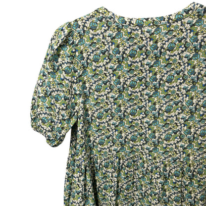 Marine Layer Jamie Short Sleeve Mini Dress in Boho Ditsy Print Womens Medium