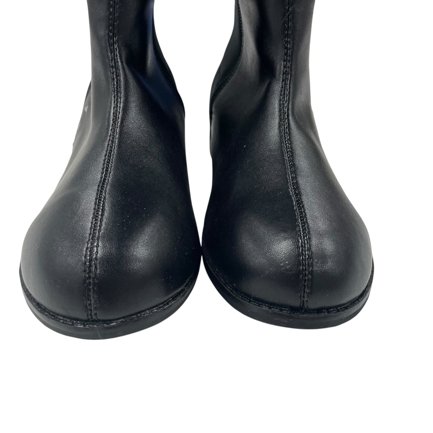 Michael Michael Kors Rhinestone Embellished Logo Tall Inessa Boot Black Womens 4