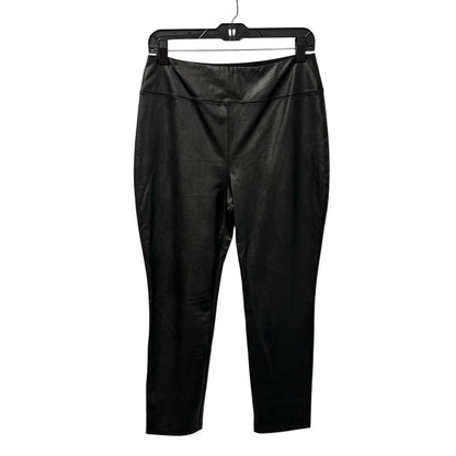 Tuckernuck Black Faux Leather Pull On Leggings Womens Size Large
