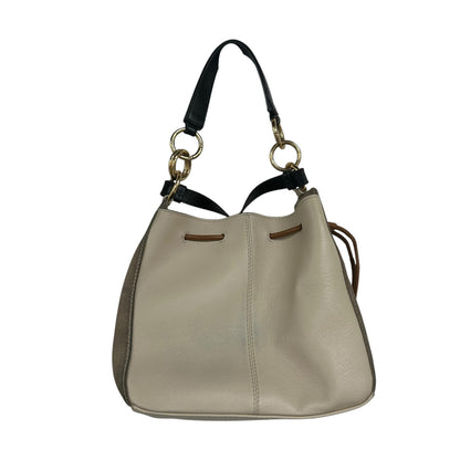 See By Chloe Tony Leather & Suede Drawstring Color Block Shoulder Bag