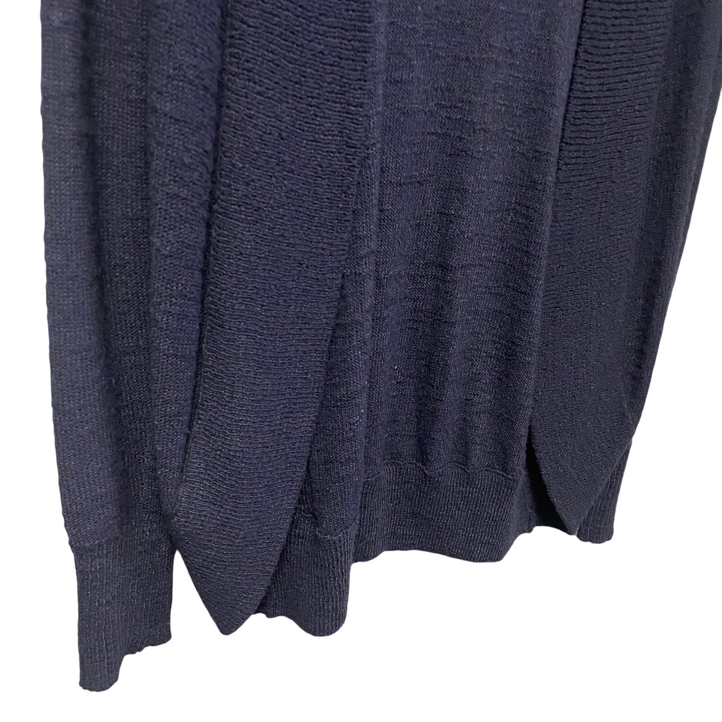 Lilly Pulitzer Navy Knit Open Front Cardigan Sweater Womens Size Medium