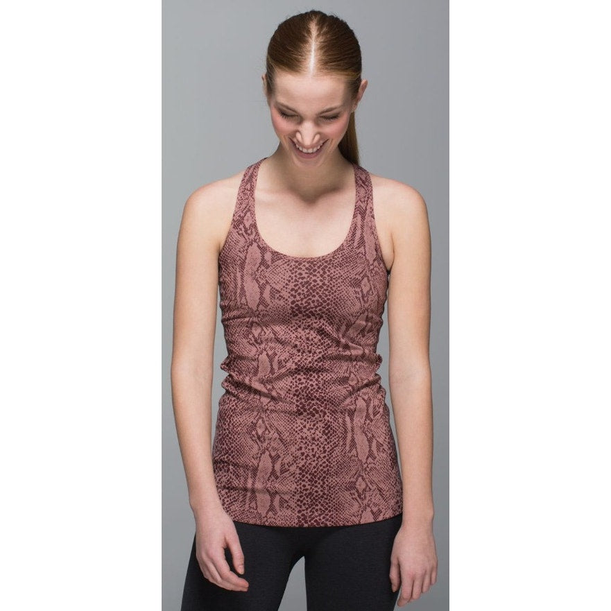 Lululemon Athletica Cool Racerback Desert Snake Bark Berry Multi Womens 4?