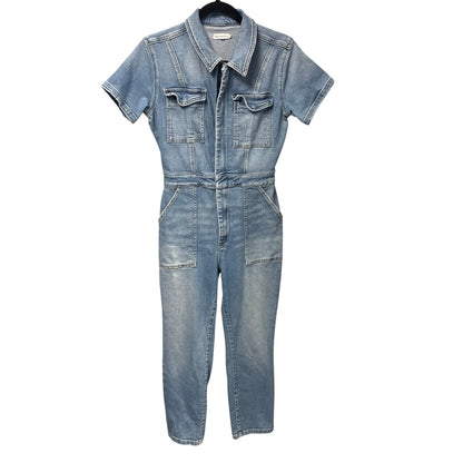 Good American Fit For Success Denim Jumpsuit Light Wash Womens 3 / US Large