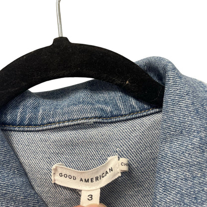 Good American Fit For Success Denim Jumpsuit Light Wash Womens 3 / US Large