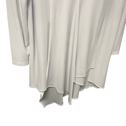Joseph Ribkoff 3/4 Sleeve V Neck Layered White Stretch Top Womens 6