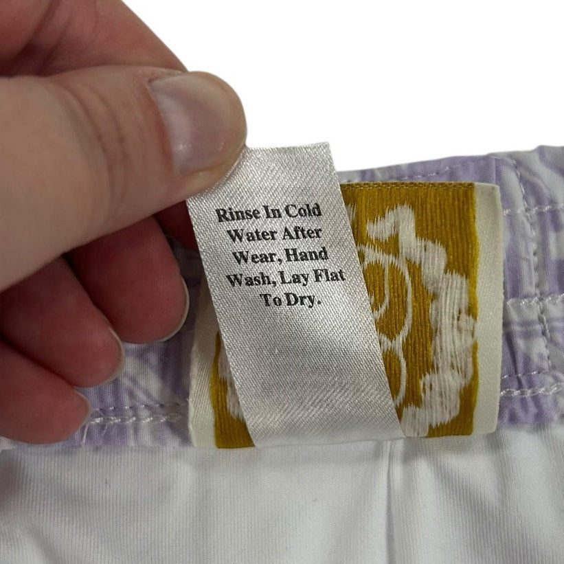 The Beaufort Bonnet Company Purple Ocean Club Cane Tortola Swim Trunks Boys 12