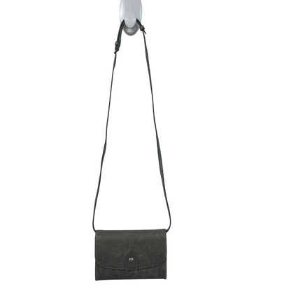 Frye Gray Leather Melissa Crossbody Wallet Handbag