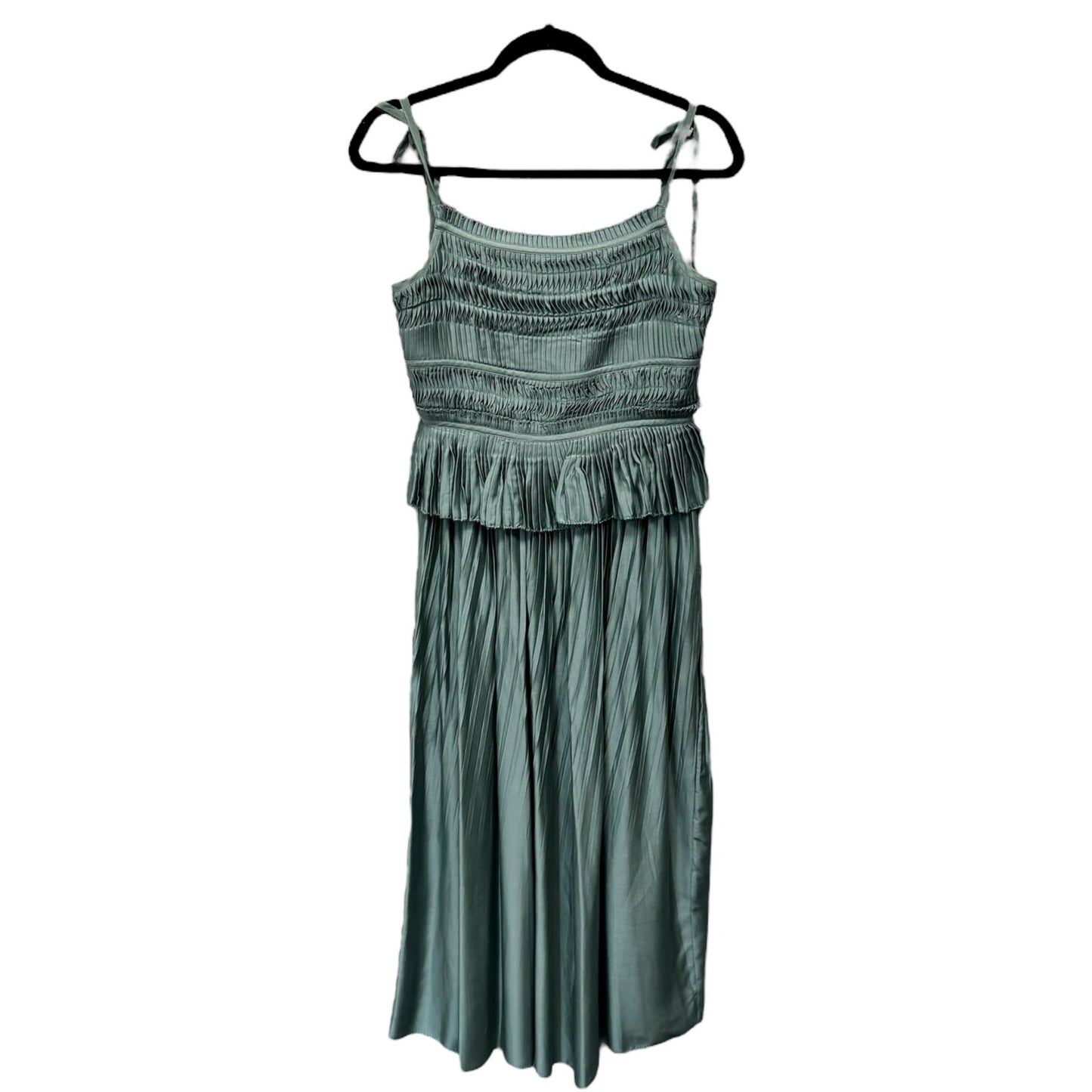 NWT SEA New York Sage Tie Strap Square Neck Pin Tucked Risa Dress Womens 4