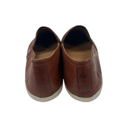 Frye Melanie Slip On Cognac Leather Shoes Womens 9