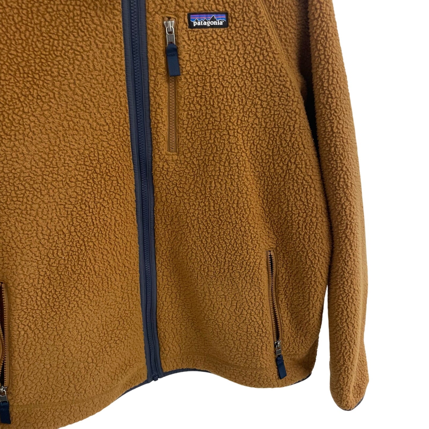 Patagonia Full Zip Retro Pile Jacket in Bear Brown Mens Size XL