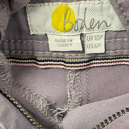 Boden Carly Jumpsuit Cargo Boilersuit Soft Denim Lavender Womens Size 6 Petite