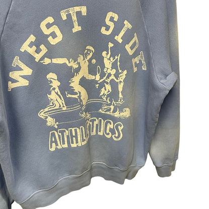 Daydreamer West Side Athletics Crewneck Sweatshirt Light Blue Womens Medium