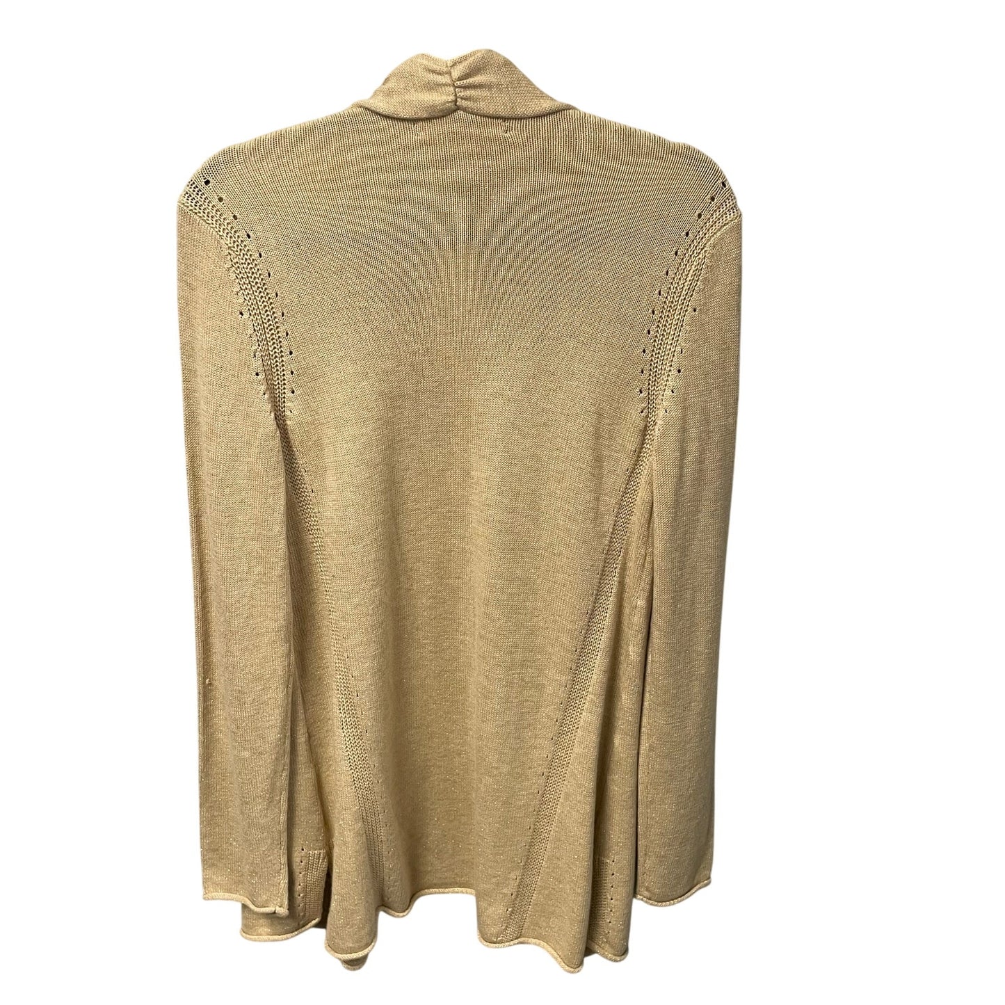 NWT Lilly Pulitzer Allyse Cardigan Heathered Sand Bar Metallic Knit Medium