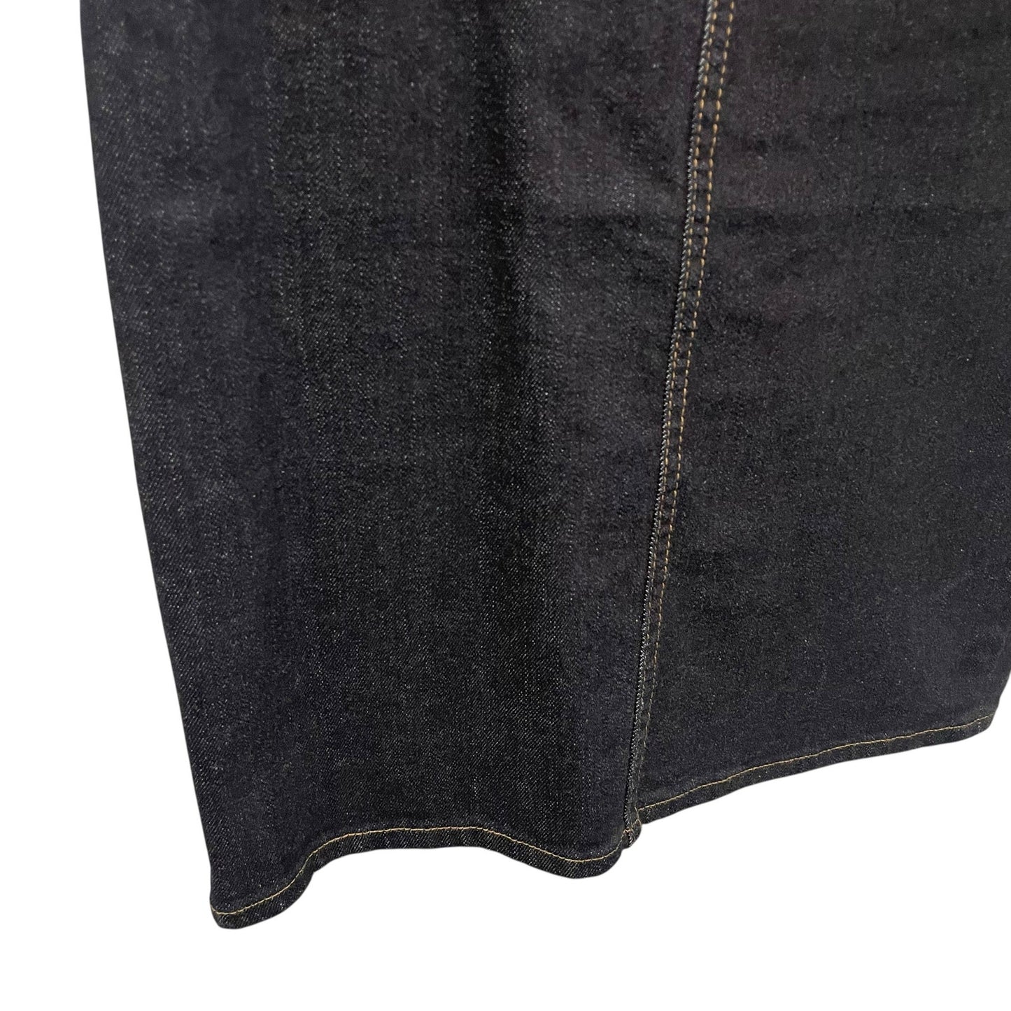 Lauren Ralph Lauren Jeans Co Dark Wash Denim Straight Fit Knee Skirt Womens 2