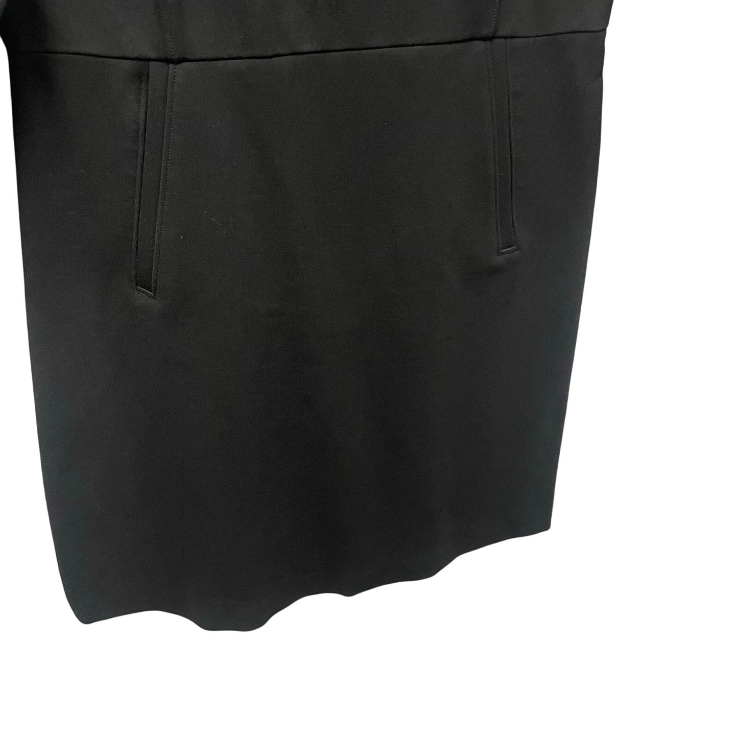 Spanx The Perfect Shift Dress in Classic Black Ponte Stretch Womens Size Medium