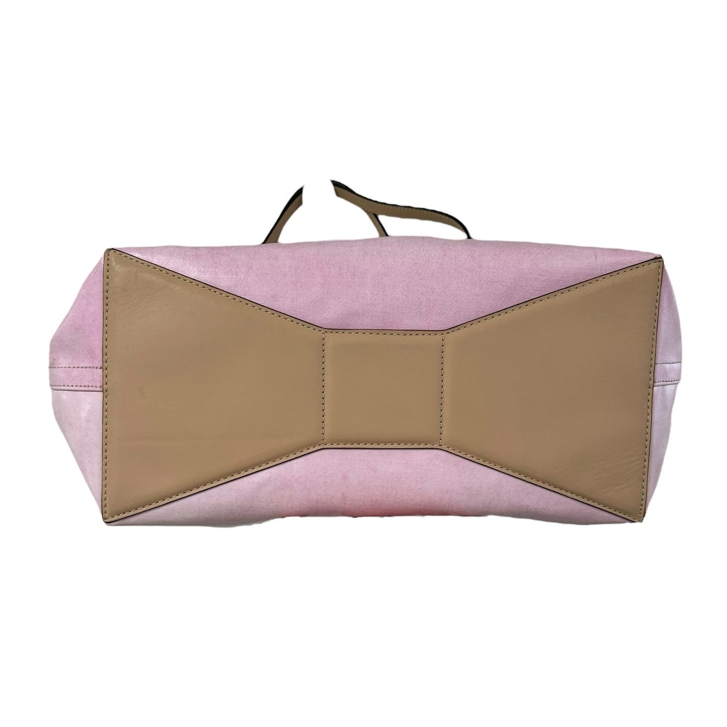Kate Spade Pink Multi Ooh La La Bruno Cafe Francis Double Handle Tote AS IS
