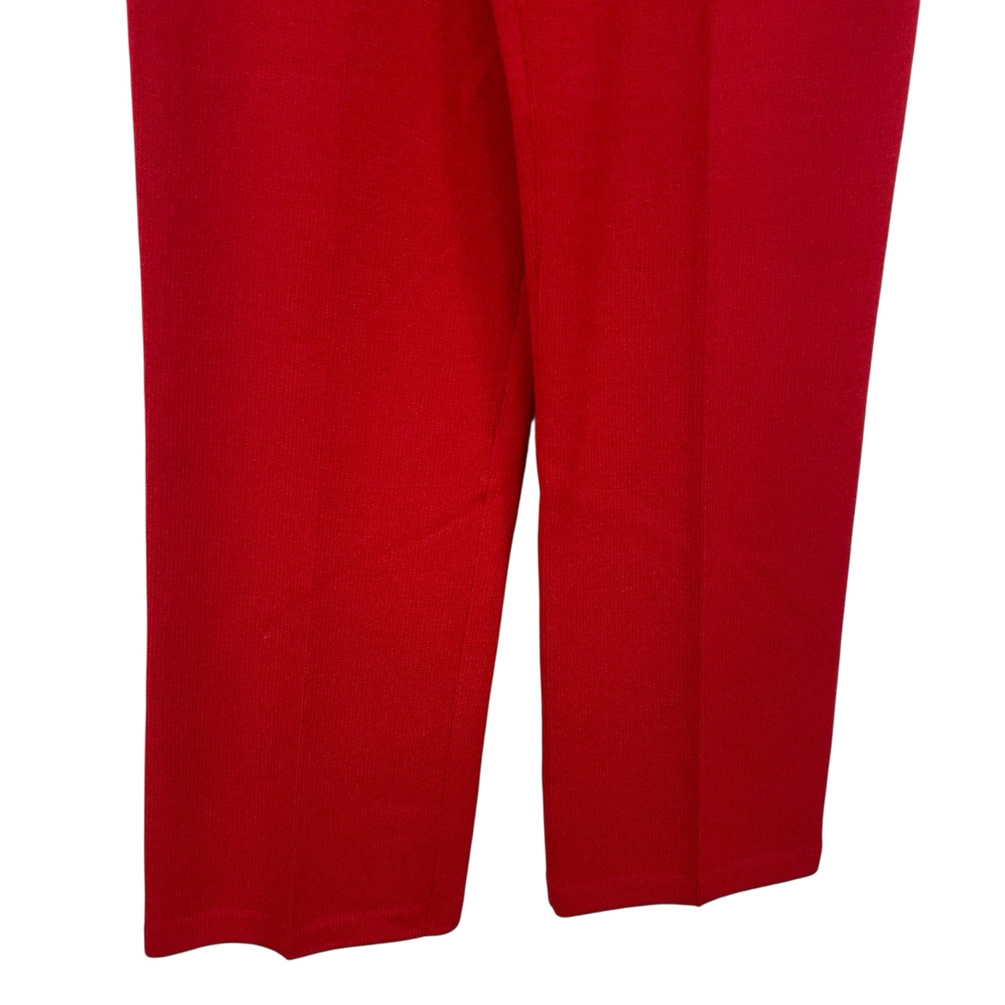 St. John Collection by Marie Gray Santana Knit Bright Red Wide Leg Pant Womens 2