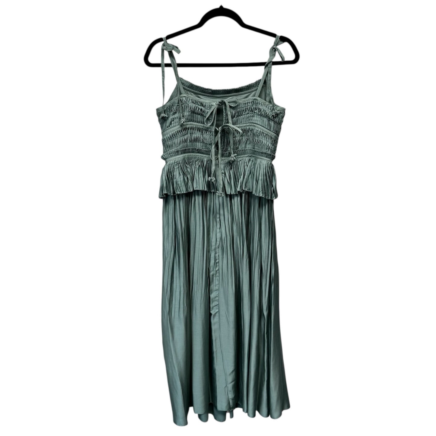 NWT SEA New York Sage Tie Strap Square Neck Pin Tucked Risa Dress Womens 4