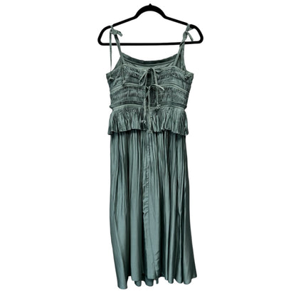 NWT SEA New York Sage Tie Strap Square Neck Pin Tucked Risa Dress Womens 4