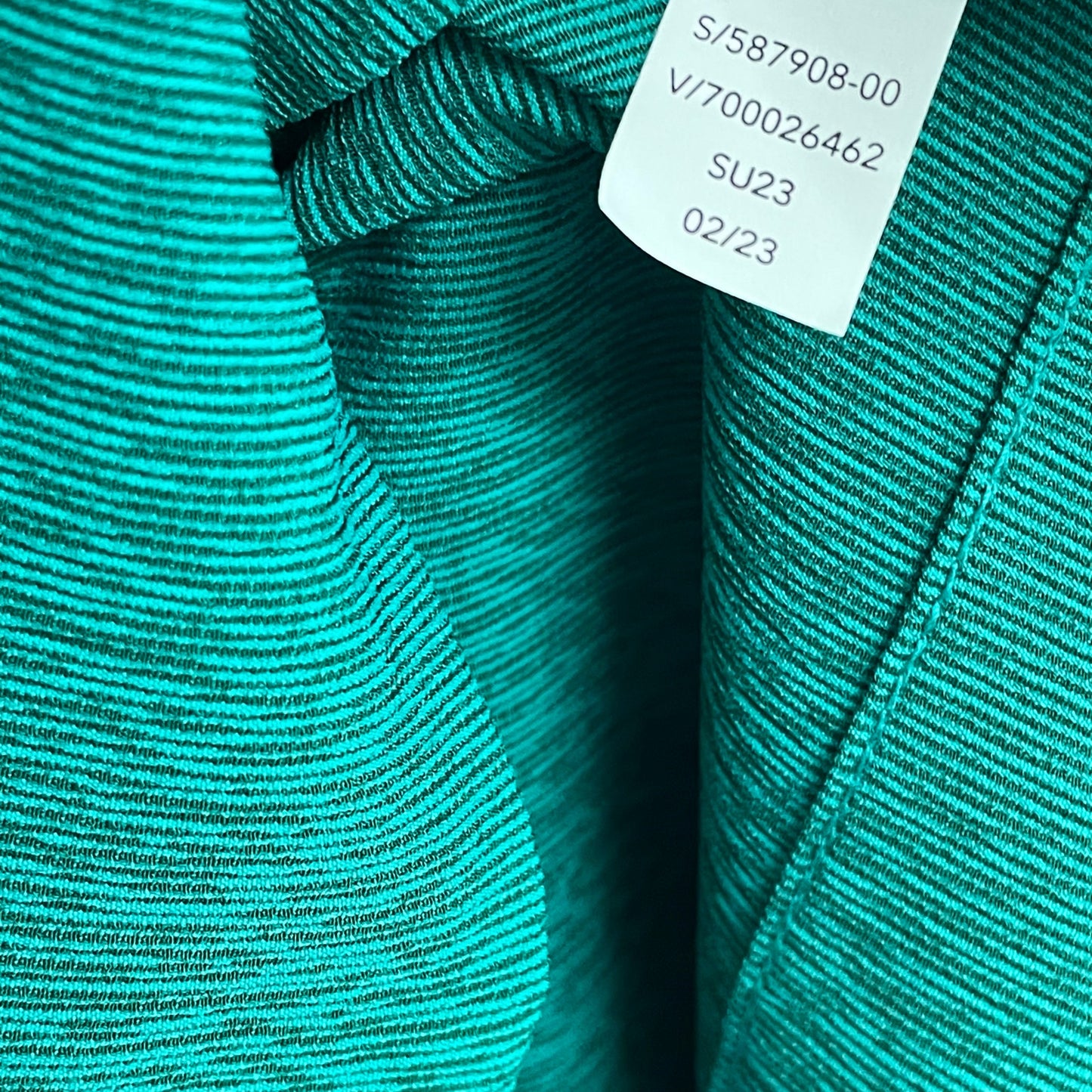 Athleta Short Sleeve Button Up Echo Top in Dark Green Womens Size Small