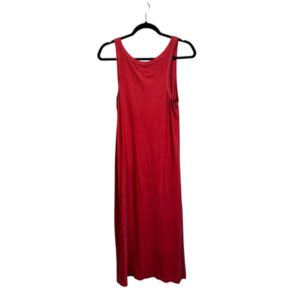 NWT The Great in Cardi Pink Sleeveless The Snap Tank Maxi Dress Womens Small