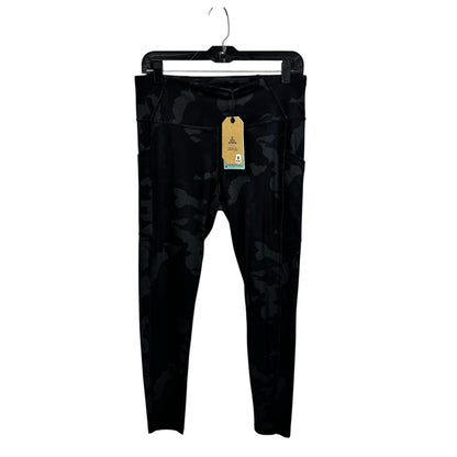 NWT Prana Black Camouflage High Rise Electra Ankle Legging Womens Large