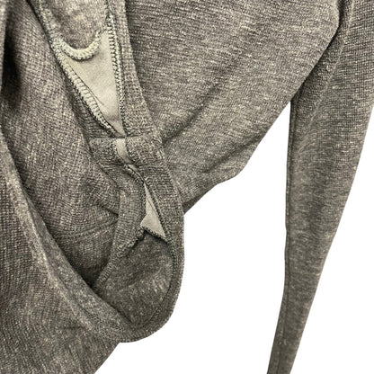 Intimately Free People Dylan Thermal Henley Bodysuit Gray Womens Size XS