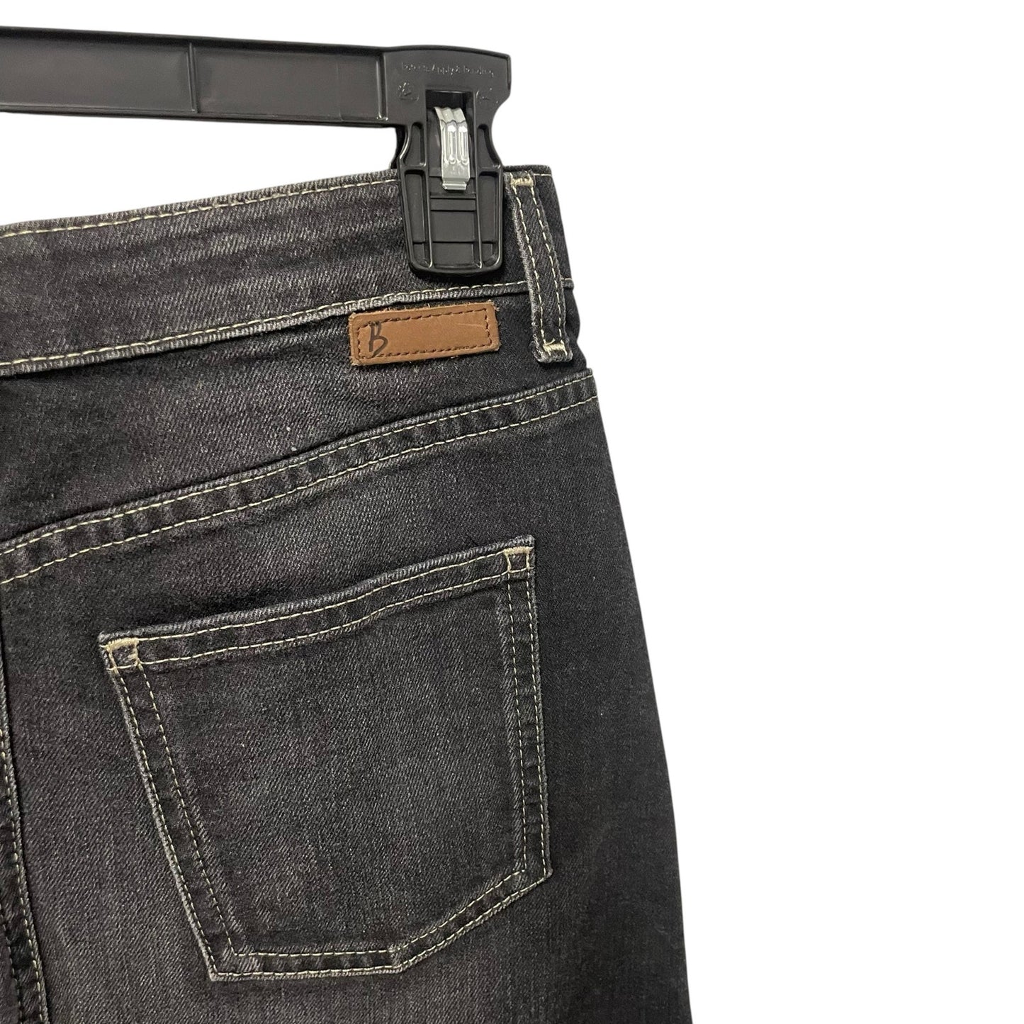 Boden Faded Black Denim Straight Fit Skirt Womens Size 4?