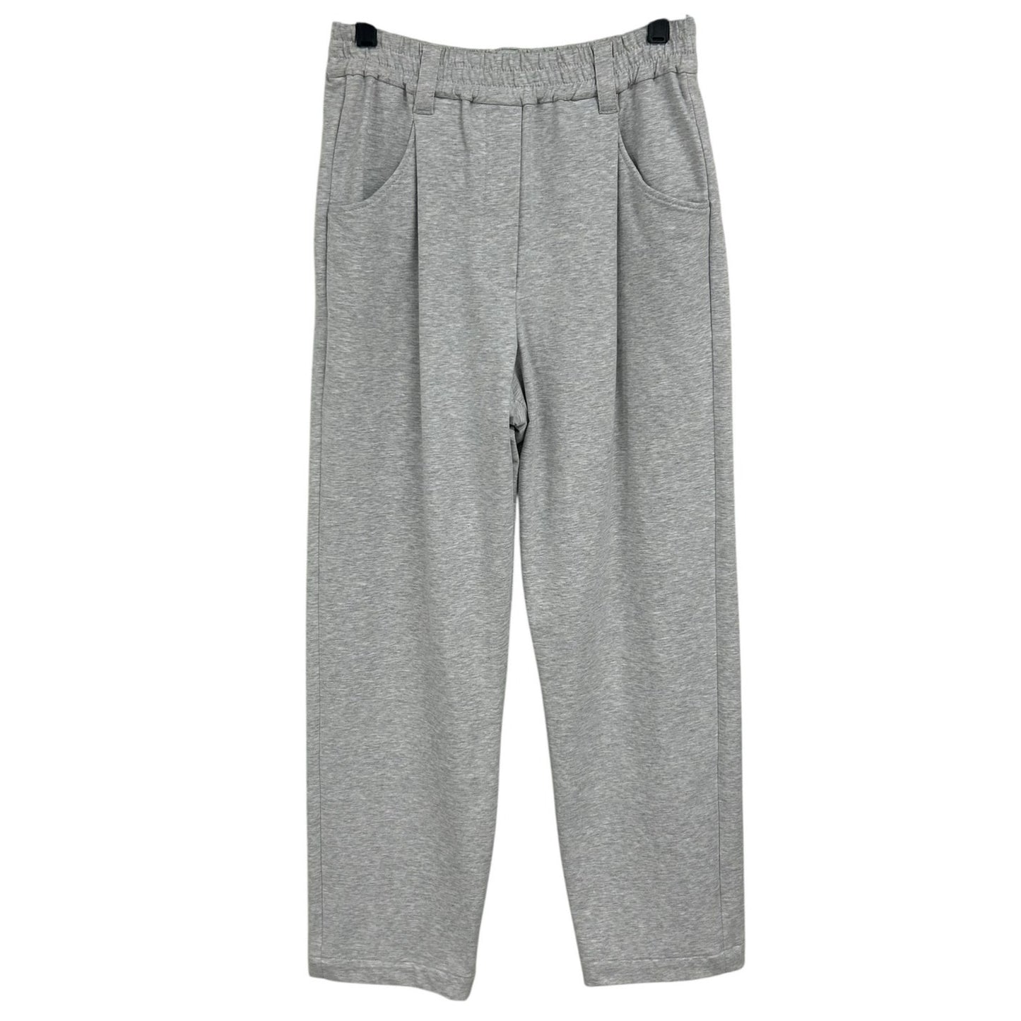 Brunello Cucinelli Gray Elastic Waist Cotton Blend Pull On Sweatpants US 2
