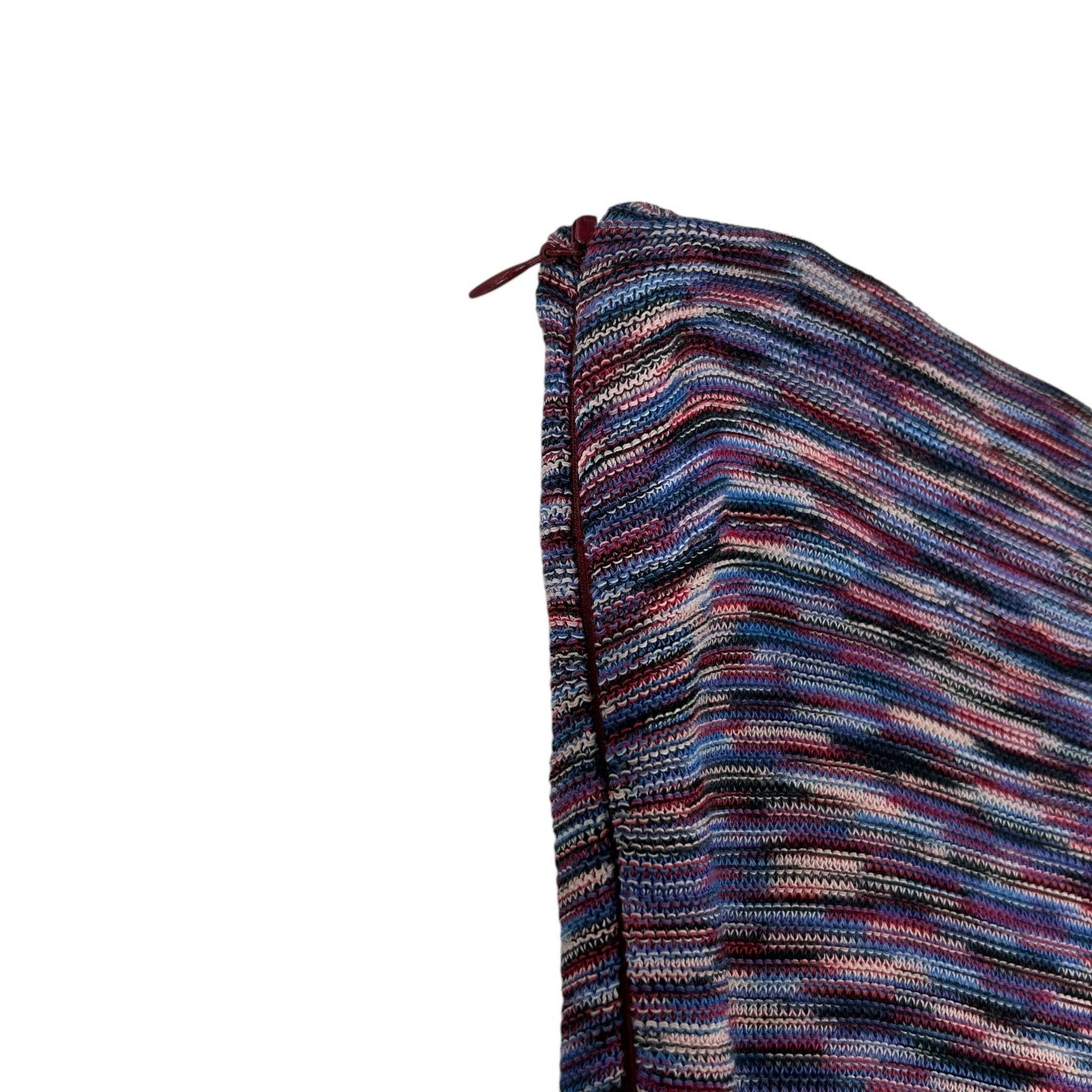 Maje Purple Multi Side Zip Fit & Flare Viscose Mini Skirt Womens 3 /  US Large