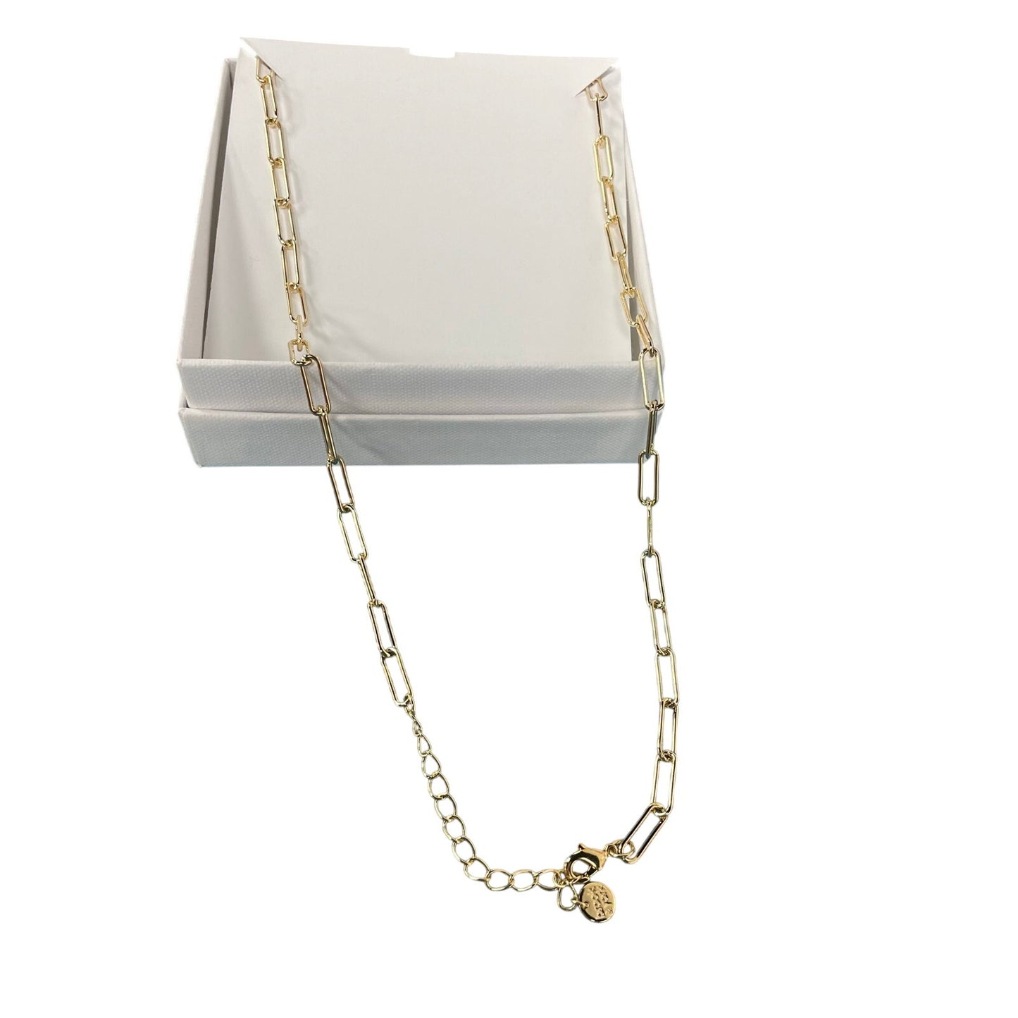 NWB Brook & York Callie Pendant Necklace 14K Gold Plated Brass