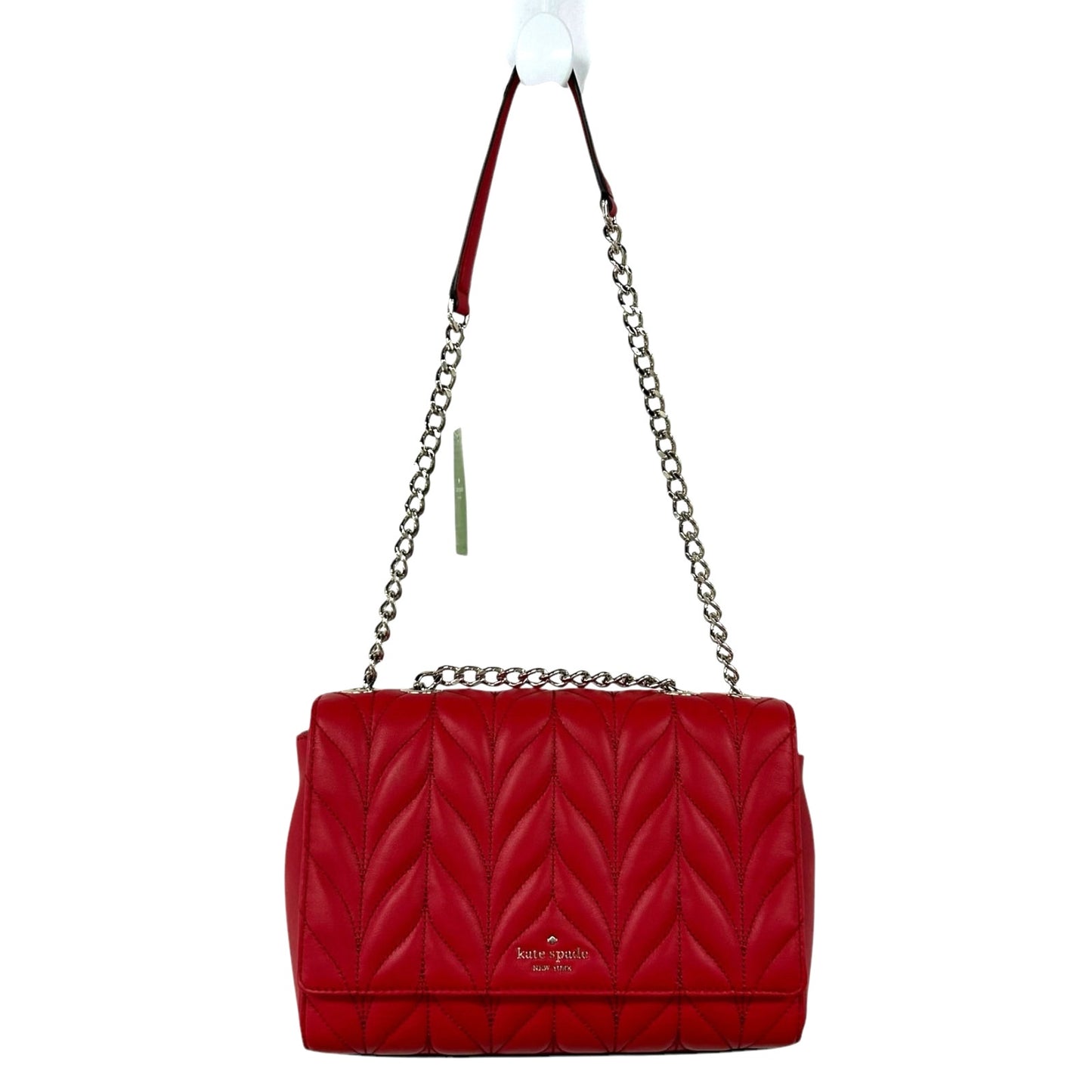 NWT Kate Spade Hot Chili Red Briar Lane Quilted Emelyn Shoulder Bag