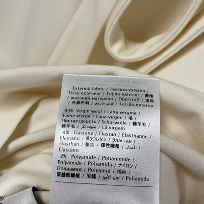 NWT Valentino Sleeveless Bow Neck Tie Shift Dress Cream Womens 38 / US 2