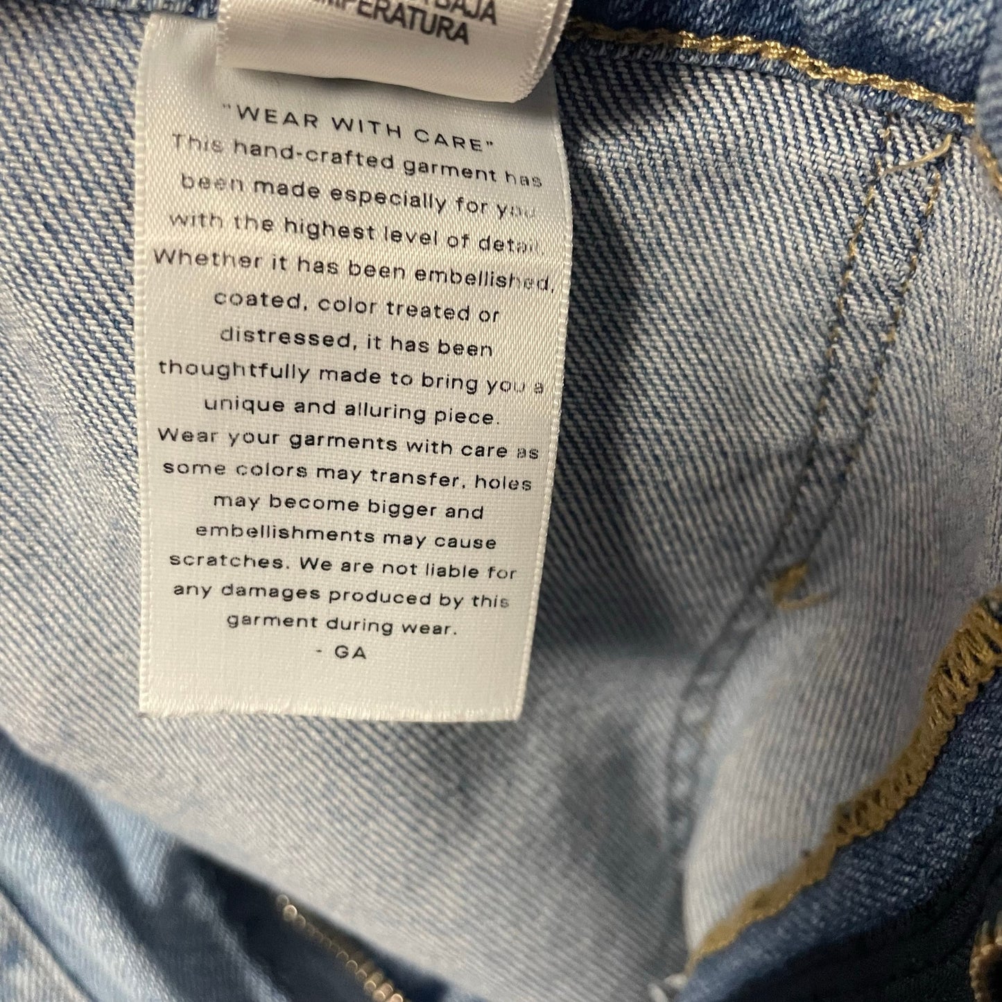 Good American Fit For Success Denim Jumpsuit Light Wash Womens 3 / US Large