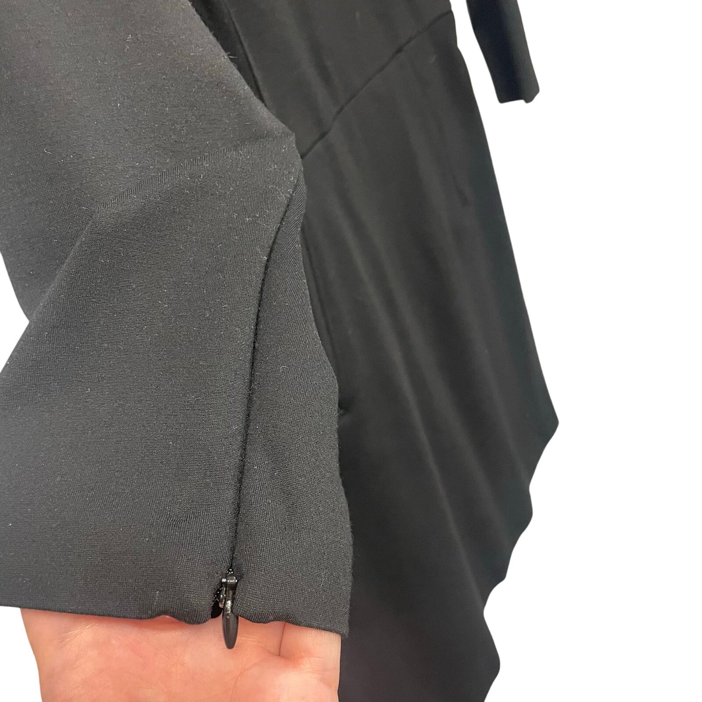 Spanx The Perfect Shift Dress in Classic Black Ponte Stretch Womens Size Medium