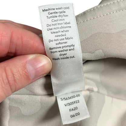 Athleta Gray White Camo Print Elation 7/8 Tight Pull On Leggings Womens Size XL