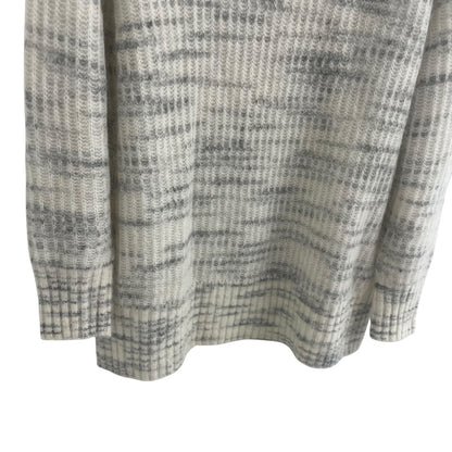 Everlane The Alpaca Wool Oversized Turtleneck Sweater Cream Gray Womens Large