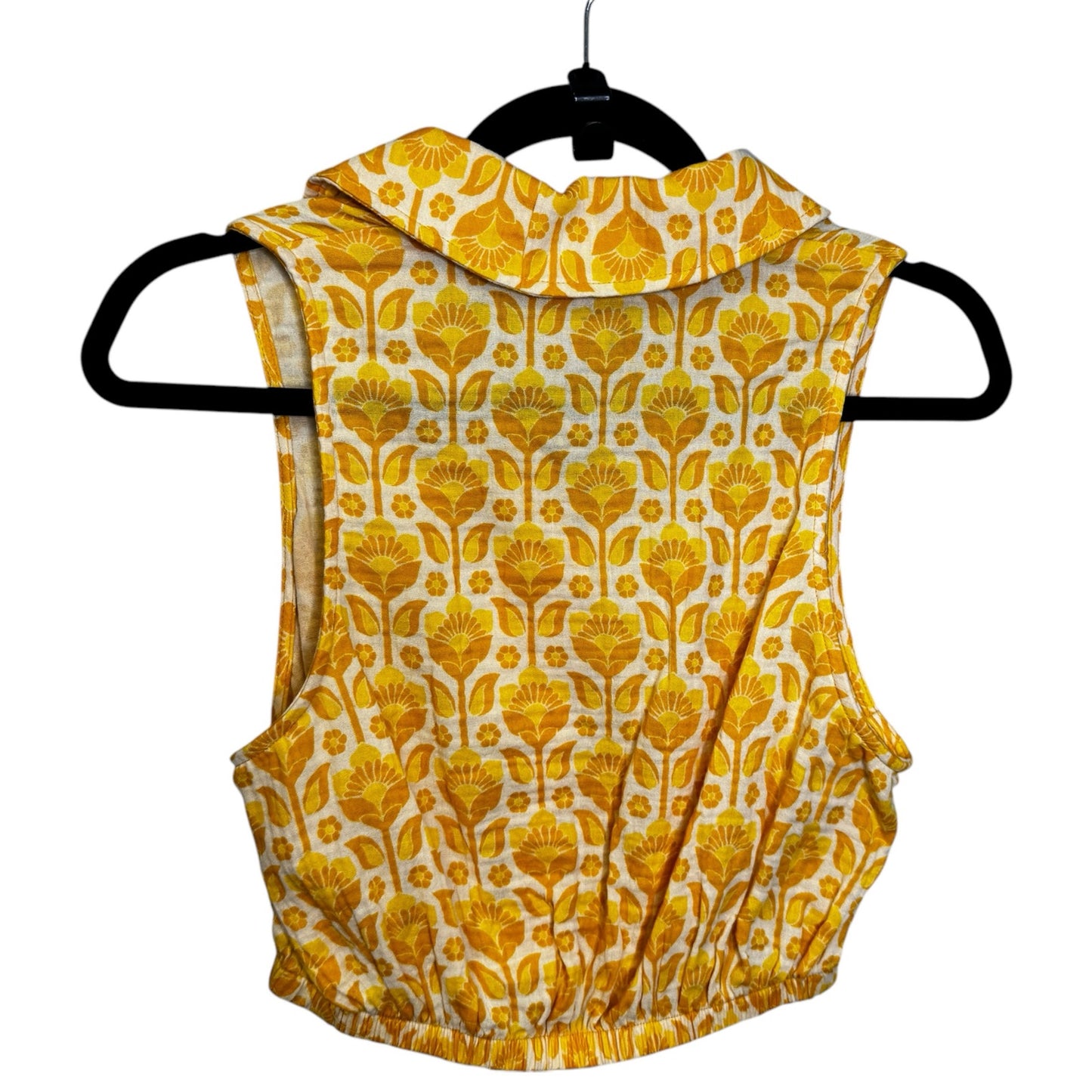 NWT Show Me Your Mumu Yellow Golden Fields Camden Tank Top Womens X-Small