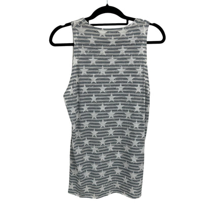 Michael Stars Americana Tank Top In Passport Star Print Womens One Size