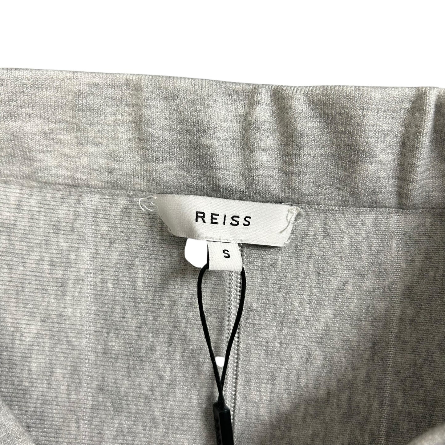NWT Reiss Grey Rachel High Rise Knitted Pull On Pencil Skirt Womens Size Small