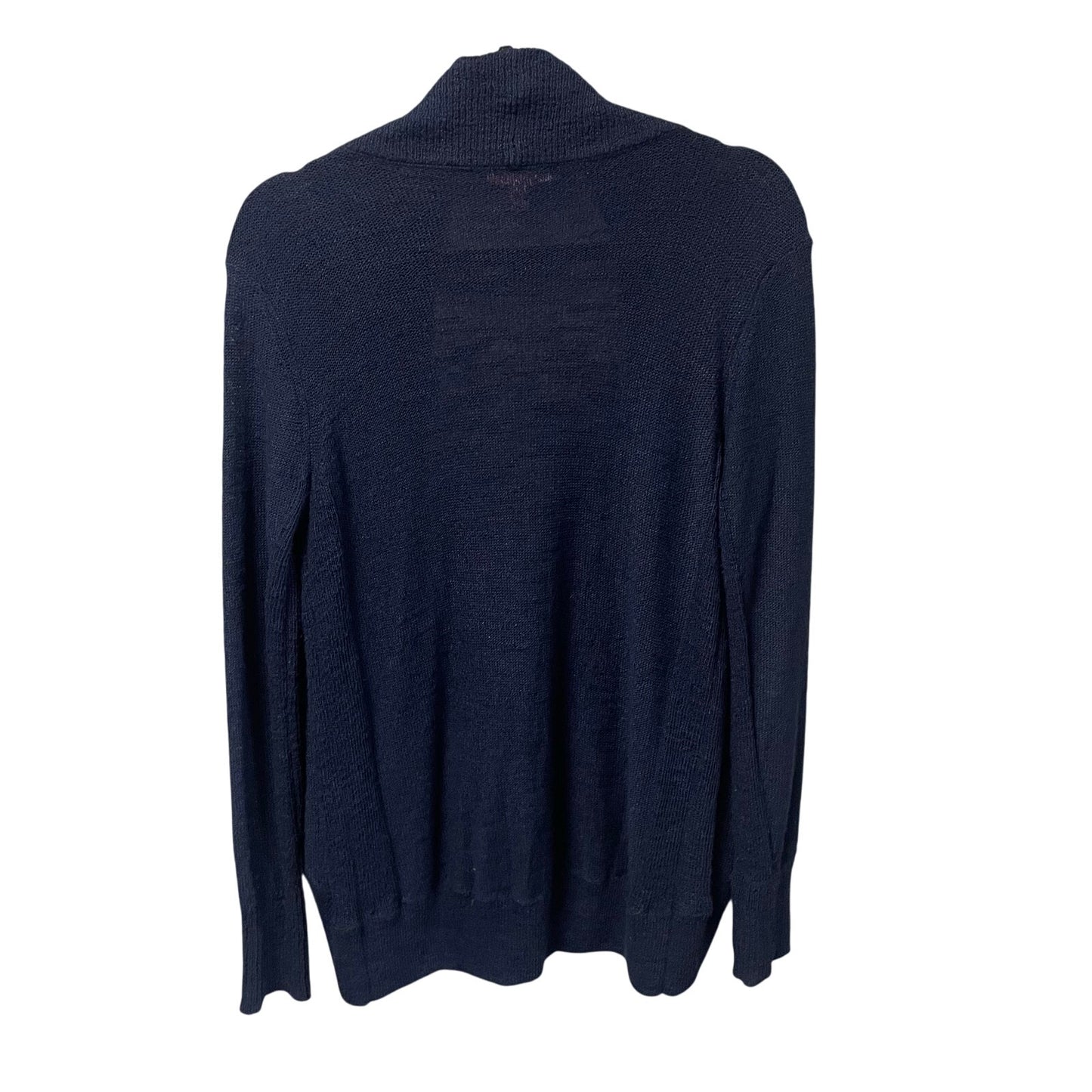 Lilly Pulitzer Navy Knit Open Front Cardigan Sweater Womens Size Medium