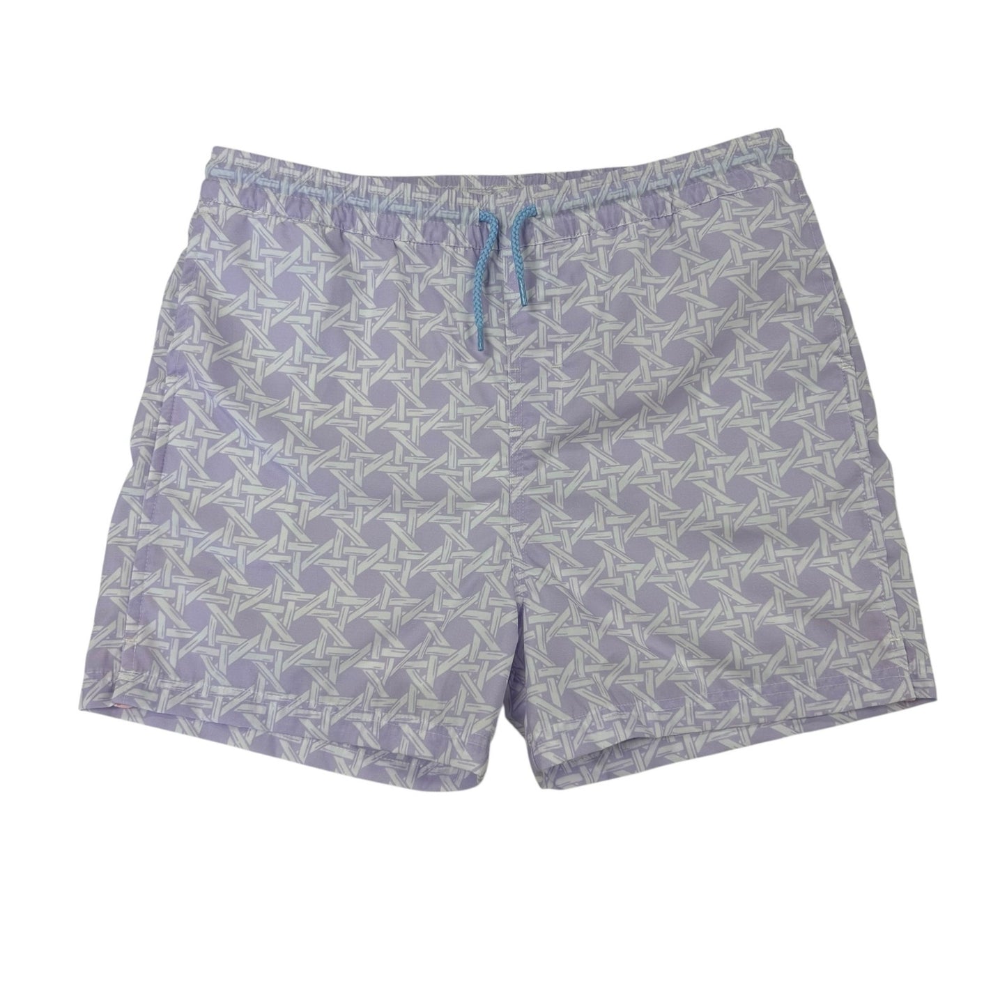 The Beaufort Bonnet Company Purple Ocean Club Cane Tortola Swim Trunks Boys 12