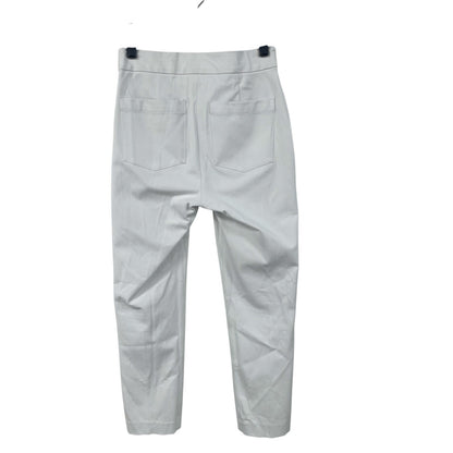 Spanx Pull On White Denim Ankle Length Pants Womens Size Small