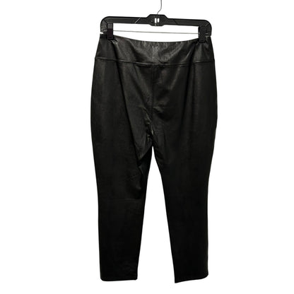 Tuckernuck Black Faux Leather Pull On Leggings Womens Size Large